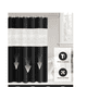 thumbnail image 4 of Cortina De Baño 200x180 Ducha Impermeable Lavable+12 Ganchos Xtellar blanco, 4 of 4