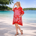 thumbnail image 4 of Kaftan Dress - Caftans for Women - Women's Caftans Available in One Size to Fit US 4,6,8 and 10 (159 Red), 4 of 5