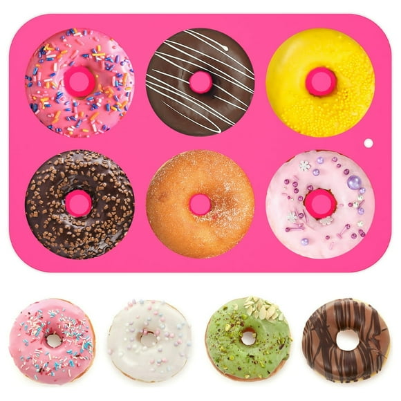 Silicone Donut Mold Cake Molds Doughnut Trays Bread Loaf Pan Cookie Baking Sheet Muffin Pan Bakeware Set