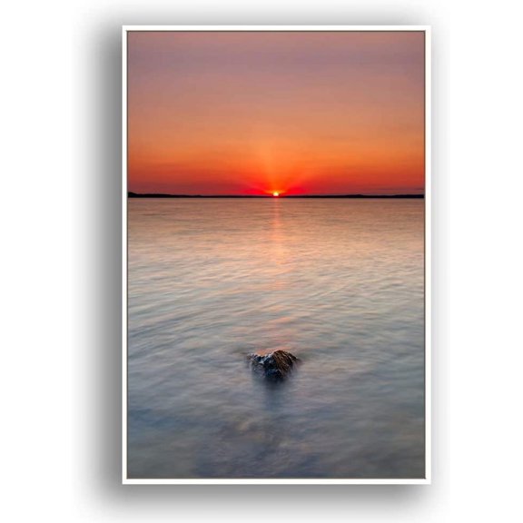 IDEA4WALL Framed Canvas Wall Art for Living Room, Bedroom Coast and Sea Canvas Prints for Modern Home Decoration Ready to Hang