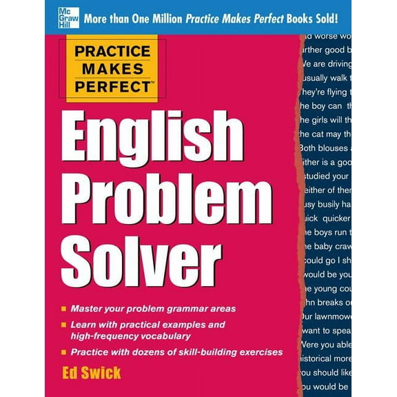Practice Makes Perfect Practice Makes Perfect English Problem Solver: With 110 Exercises, (Paperback)