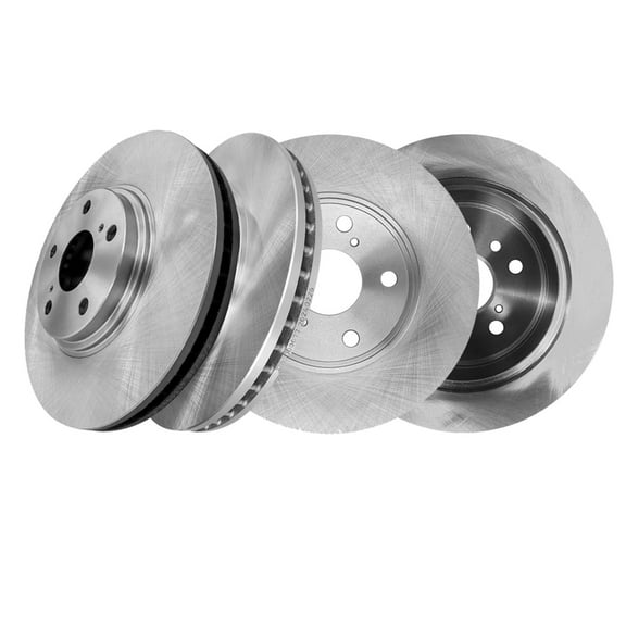 Set of 4 Front 296mm-Rear 269mm Brake Disc Rotors For 2004-2006 Lexus ES330 Base