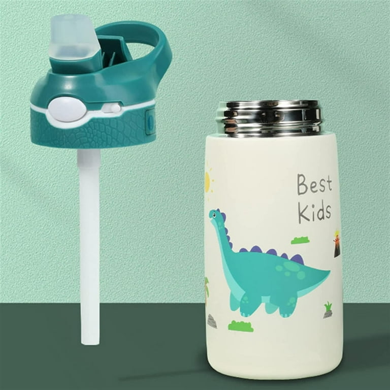 280ML Cute Smeshariki Thermos Baby Leak Proof Stainless Steel Kids Thermos  Bottle 6-12 hours Children Thermos Straw Cup