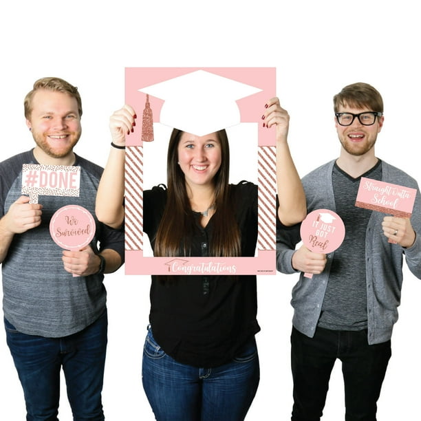 Big Dot Of Happiness Rose Gold Grad Graduation Party Selfie Photo Booth Picture Frame And Props Printed On Sy Material Com - Big Rose Gold Picture Frame Big Dot Of Happiness Rose Gold Grad Graduation Party Selfie Photo Booth Picture Frame And Props Printed On Sy Material Com - Big Rose Gold Picture Frame
