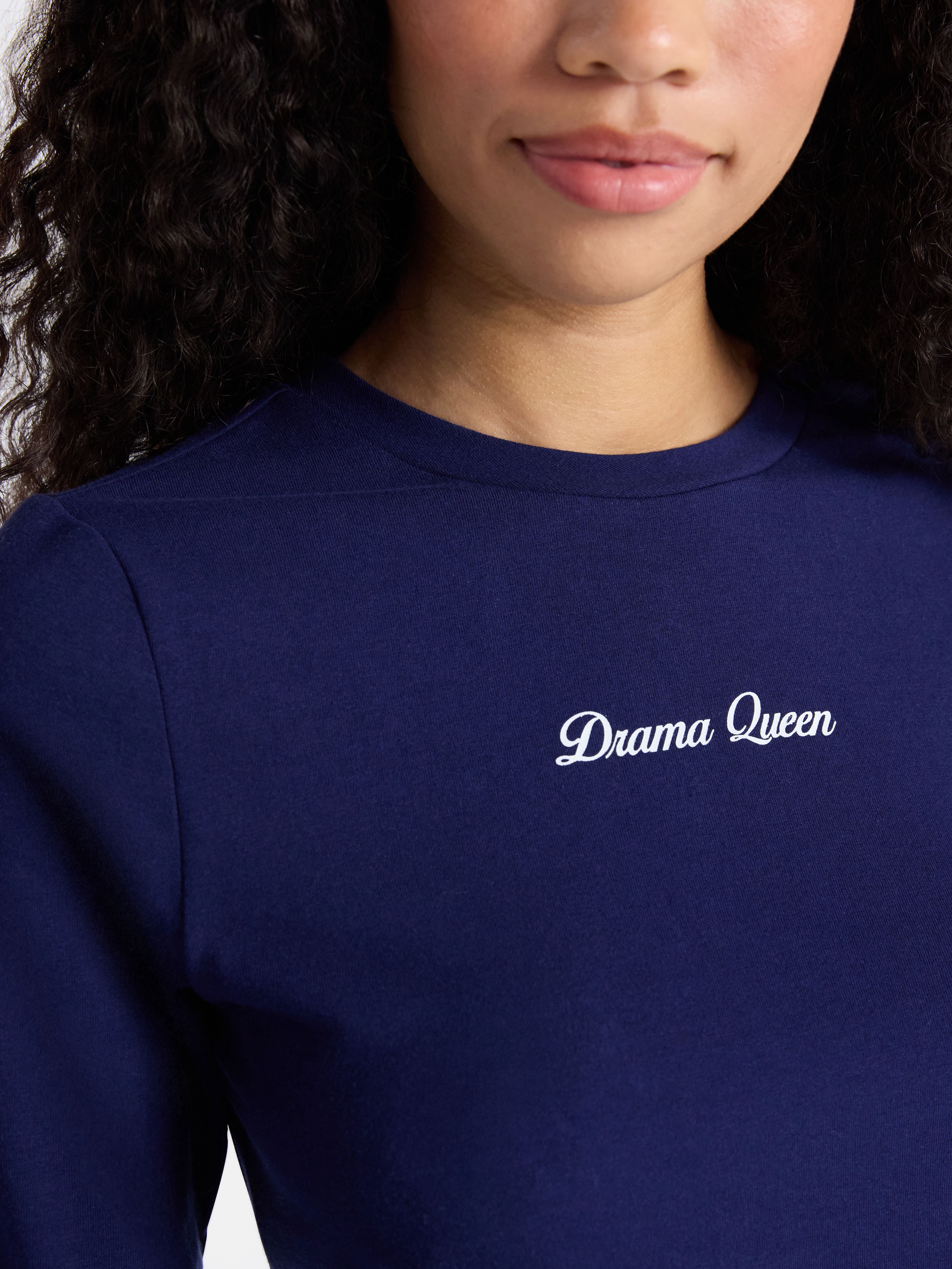 No Boundaries Baby Tee with Long Sleeves, Women’s