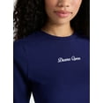thumbnail image 4 of No Boundaries Baby Tee with Long Sleeves, Women’s, 4 of 5