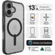 thumbnail image 3 of Funda Zagg Santa Cruz Snap para iPhone 16 Plus Negro, 3 of 8
