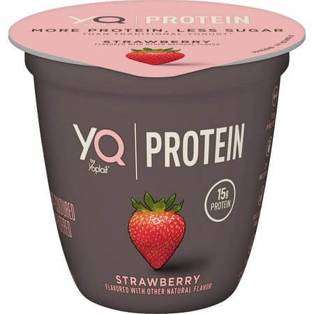 UPC 070470138626 product image for YQ by Yoplait Strawberry Single Serve Yogurt Made with Cultured Ultra-Filtered M | upcitemdb.com