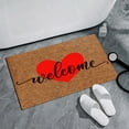 thumbnail image 5 of Valentine's Day Heart Doormat 40x60cm, Non-Slip Floor Mat for Front Door, Kitchen, Bedroom | Romantic Home Decor Rug for Wedding, Anniversary, Festival Celebration Gift, 5 of 7