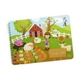 thumbnail image 5 of Vaveren Reusable Sticker Book Quiet Activity Book for Boys Girls Kids Birthday Gifts Ranch, 5 of 8
