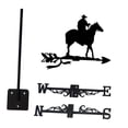 thumbnail image 3 of Veleta para caballos, indicador de dirección del viento, veleta para animales montar a caballo, 3 of 7