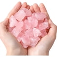 thumbnail image 1 of MAIBAOTA Natural Rose Quartz Raw Crystals Bulk Crystal Stones 1" Raw Rough Gemstones Rocks for Tumbling Polishing Cutting Quartz Crystals, 1 of 7