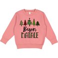 thumbnail image 2 of Inktastic Buon Natale Festive Christmas Trees Toddler Sweatshirt, 2 of 4