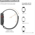 thumbnail image 5 of Original Slim Milanese Loop Compatible with Apple Watch Band for Women 38mm 40mm 41mm 42mm 44mm 45mm 46mm 49mm, Stainless Steel Magnetic Mesh Strap for iWatch Series 11 10 9 8 7 6 5 4,SE 3 2 Ultra3 2, 5 of 10