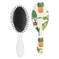 thumbnail image 2 of Desert Cactus Art Hair Brush, Boho Cactus Detangler Paddle Brush with Cute Kawaii Minimalist Botanical Cactus Design, Soft Bristle Hairbrush for Wet & Dry Hair, 2 of 4
