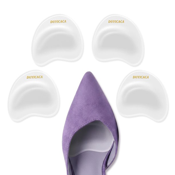 Almohadillas metatarsales de gel de silicona DuyiCaCa, 2 pares, para mujer