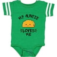 thumbnail image 3 of Inktastic My Auntie Loves Me with Taco Illustration Boys or Girls Baby Bodysuit, 3 of 5