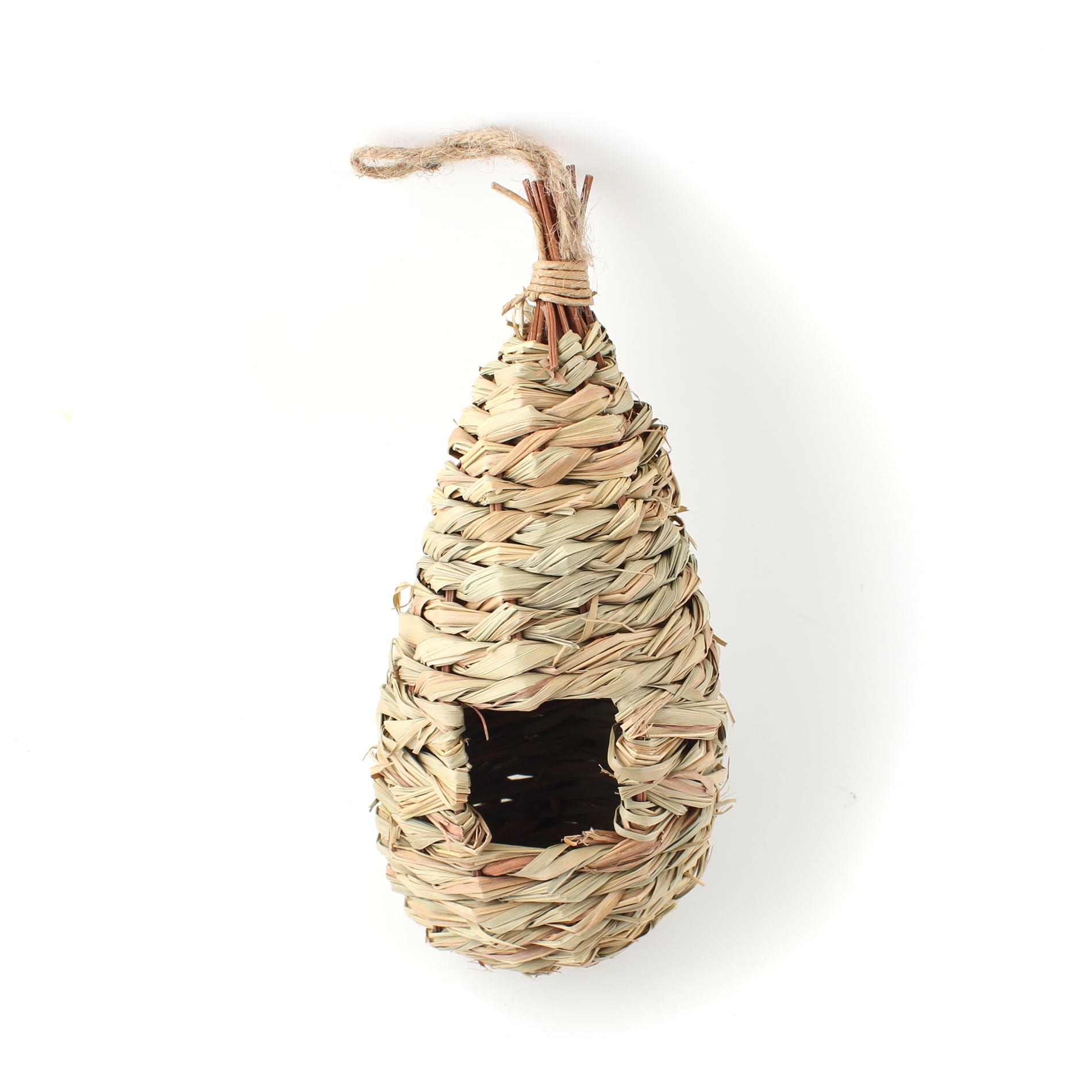 Natural Grass Woven Hanging Birdhouse Nest by Unbranded