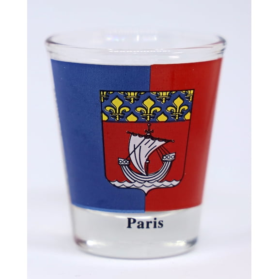Paris France Coat Of Arms Shot Glass