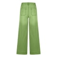 thumbnail image 7 of Womens Wide Leg Jeans High Waisted Stretchy Baggy Loose Denim Casual Pants with Pockets, 7 of 7