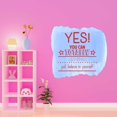 thumbnail image 3 of Just Believe in Yourself You Can Do It Motivational Quote Watercolor Decal Wall Art Sticker Designs Vinyl Stickers For Home House Walls Rooms Windows Bedroom Decoration Size (28x28 inch), 3 of 3