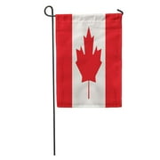 JSDART Red Leaf Canadian Flag Maple Canada America Celebrate Celebration Color Garden Flag Decorative Flag House Banner 28x40 inch