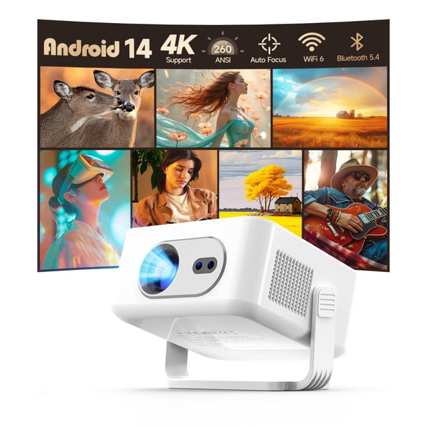 Proyector inteligente Magcubic 2025 Android 14 4K y 8K WiFi 6 BT 5.4