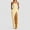 Yellow, variant on Women's Strapless Ruched Maxi Dress, High Slit Bodycon Formal Evening Gown, Open Back Party Dress in 3 Colors, Sizes S-XL