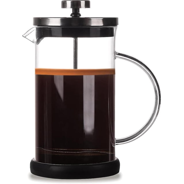 French Press Coffee Maker - 5 Cup - French Press Coffee Maker 600ml, French Carafe For Filter Coffee, Espresso And Tea With Triple Filter (black)