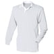 thumbnail image 1 of Front Row - Polo de manga corta liso para hombre/Caballero Modelo Classic (Gris Jaspeado/Blanco), 1 of 4