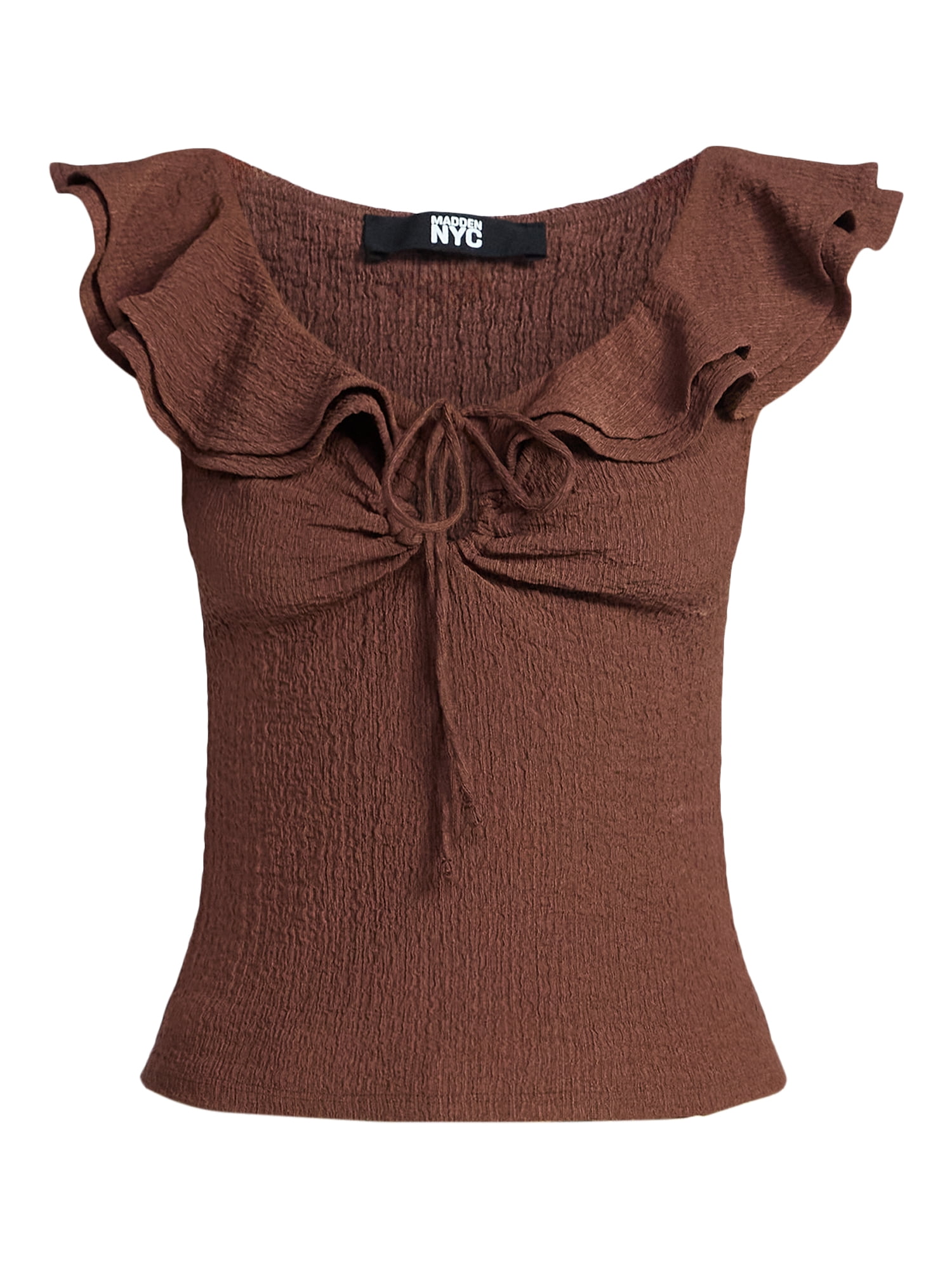 Madden NYC Women's Ruffle Top, Sizes XXS-XXL