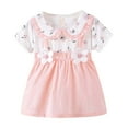 thumbnail image 4 of TAIAOJING Girls Dresses Summer Baby Toddler Floral Print Sleeveless Casual Dress For And Toddler Girls Comfortable Play Outfits Sets Leisure 12-18M, 4 of 4
