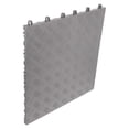 thumbnail image 1 of SEWCHICS Interlocking Floor Tiles Grey Polypropylene PP Non Slip Garage Rug 1Pack, 1 of 8