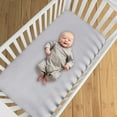 thumbnail image 6 of BreathableBaby BreathableBaby All-in-One Fitted Sheet & Waterproof Cover for Crib Mattresses, 2-Pack, Gray, 6 of 7