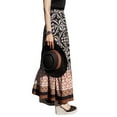 thumbnail image 7 of KelaJuan Women Vintage Half Dress, Pleated Retro A-Lined Summer Spring Street Party Long Skirt, 7 of 7