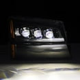 thumbnail image 4 of AlphaRex 03-06 Chevrolet Silverado/02-06 Avalanche (without body cladding) NOVA-Series LED Projector Headlights Alpha-Black, 4 of 7