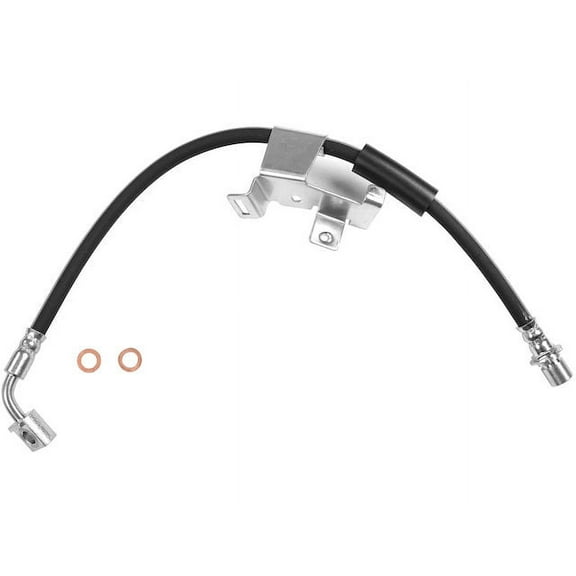 Front Right Brake Hose - Compatible with 2007 - 2018 Chevy Silverado 1500 2008 2009 2010 2011 2012 2013 2014 2015 2016 2017