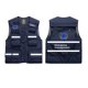thumbnail image 3 of Chaleco reflectante de verano, ropa de trabajo de seguridad, uniforme de equipo de rescate con logotipo impreso, camiseta sin mangas informal aplicable a escenas, 3 of 5