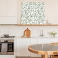 thumbnail image 5 of Sage Green Flower Wall Art Painting on Canvas, Vintage Farmhouse Boho Leaf Spring Canvas Art Home Prints Wall Art Framed Modern Artwork for Living Room Bedroom Wall Decor 12x12in, 5 of 7