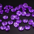 thumbnail image 3 of 100Pcs Acrylic Diamond 25mm Vase Filler Wedding Table Crystals Gems Confetti Purple, 3 of 6