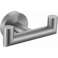 thumbnail image 2 of SHAANXIXIAN Double Towel Hook, SUS304 Stainless Steel Bathroom Robe Hook for Wall, Hand Towel Holder, Gunmetal Gray, 2 of 3