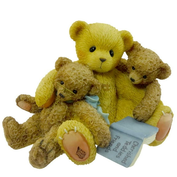 Cherished Teddies 3.00In Caleb And Friends, Resin, Teddy Bear Friend Book 661996