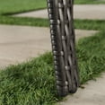 thumbnail image 6 of Noble House San Pico Wicker Stacking Patio Dining Arm Chair in Gray (Set of 4), 6 of 9