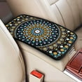 thumbnail image 2 of Bingfone Car Four-Season Universal Armrest Box Mat,Car Armrest Seat Cover Center Console Mat-Dot Mandala, 2 of 7