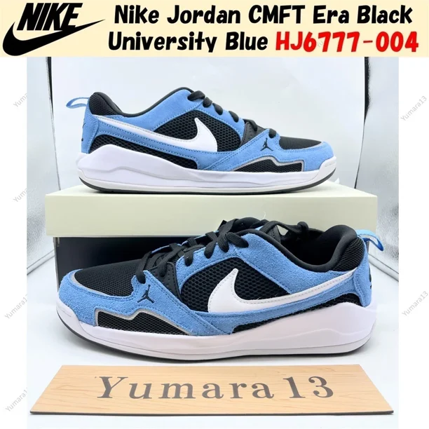 N I-K-E Jo r-dan CMFT Era Black University Blue HJ6777-004 Men's Size