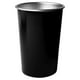 thumbnail image 3 of Vaso de acero inoxidable para acampada, vaso de pinta reutilizable apilable, vaso de agua para interior y exterior, barra de mochilero para el hogar Grande negro, 3 of 8