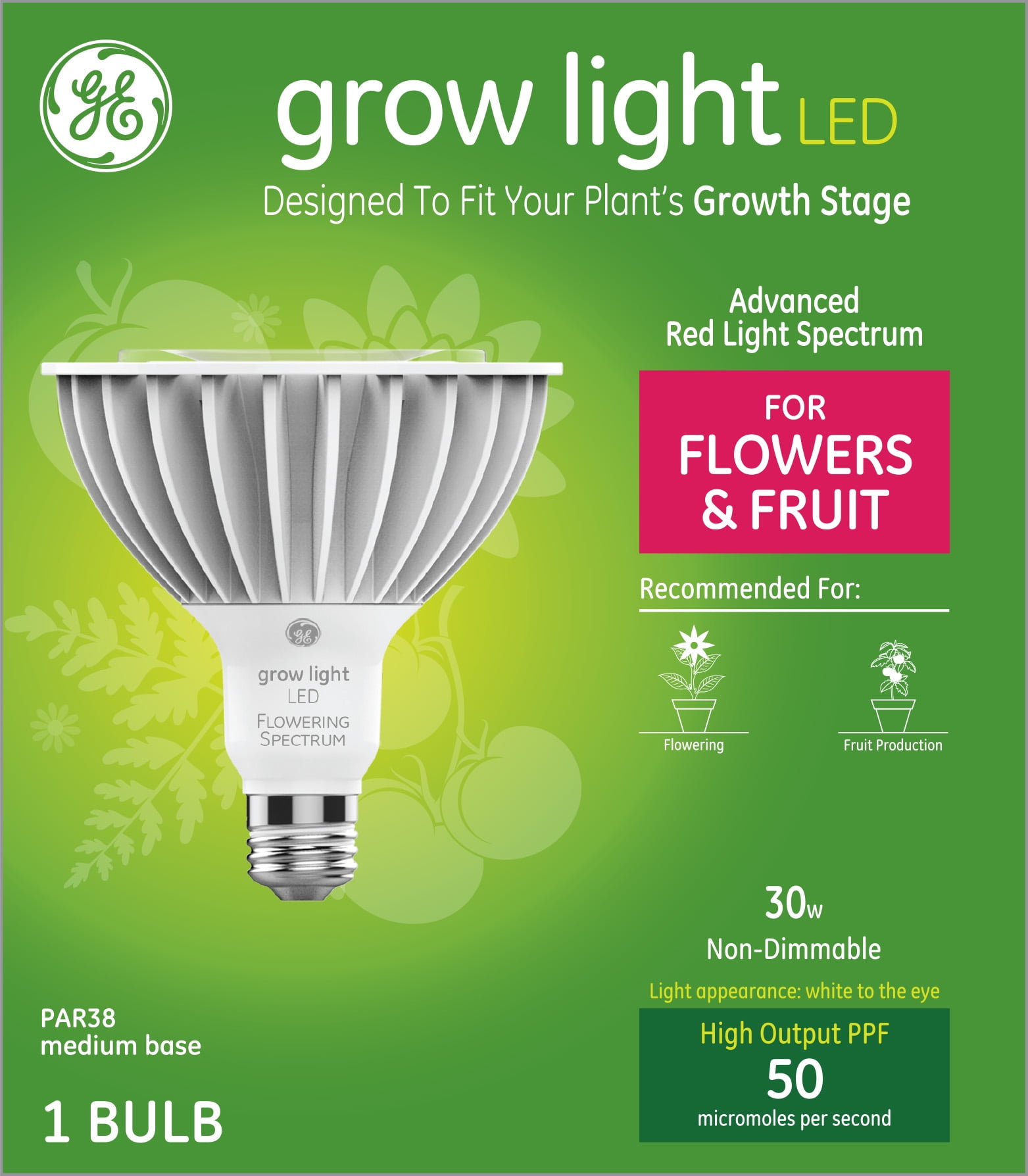LED Grow Light Bulbs Low Consumption Flowering Indoor Plants Red Lamp Therapy