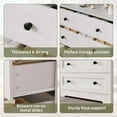 thumbnail image 5 of Luku Tall 4 Drawer Wood Dresser with LED Light & USB Charging, Modern Vertical Chest for Bedroom, Closet, Entryway, Nursery, Living Room, 5 of 6
