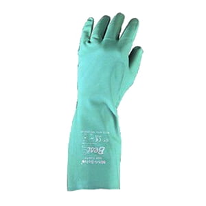 SHOWA BEST 730-10 Chemical Resistant Glove,15 mil,Sz 10,PR 