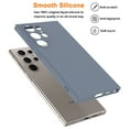 thumbnail image 5 of Ebizware Silicon Slim Cell Phone Cover for Samsung S24 Ultra, Gray, 5 of 9